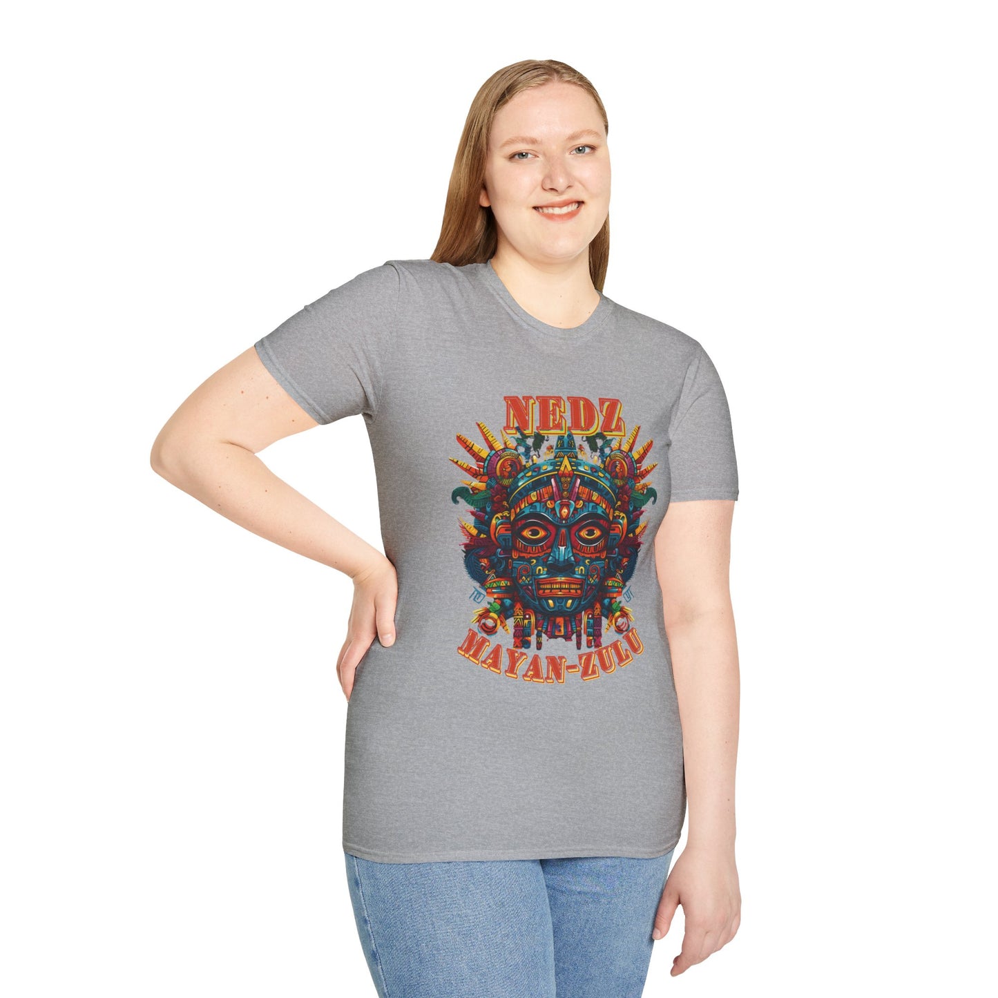 Mayan-Zulu cross Unisex Softstyle T-Shirt