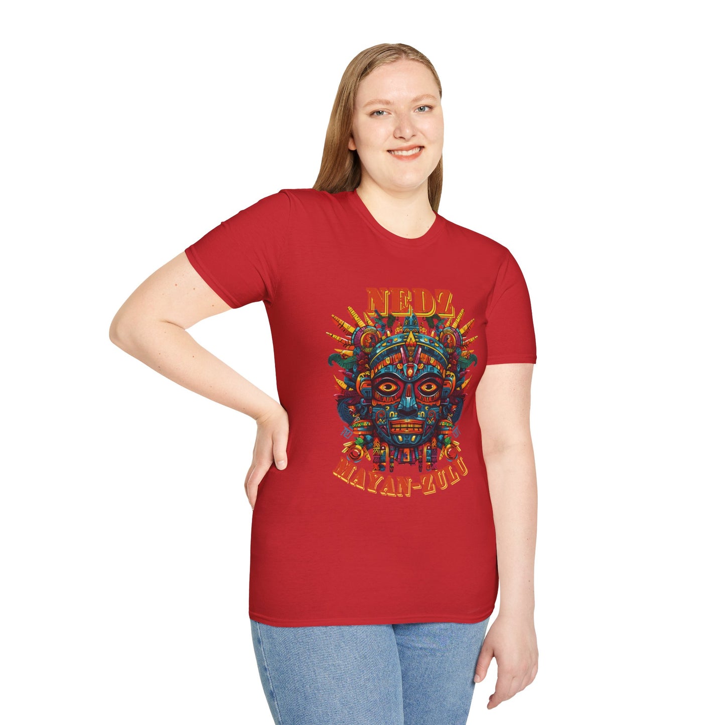 Mayan-Zulu cross Unisex Softstyle T-Shirt