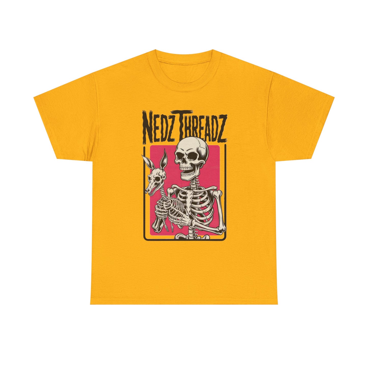 Nedz Threadz Skullz, Vintage Style, Graphic Tee for Men and Women