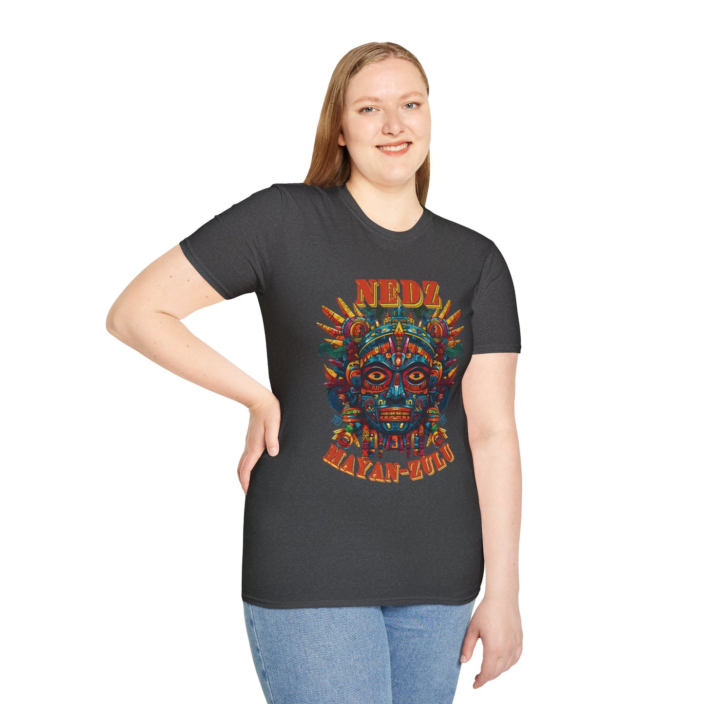 Mayan-Zulu cross Unisex Softstyle T-Shirt