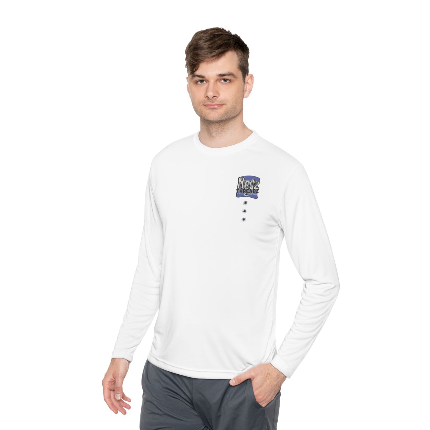 Nedz Threadz Skeletonz long sleeve Shirt, Casual Fall Apparel, Fun Gift for Friends, Comfortable Layering Top