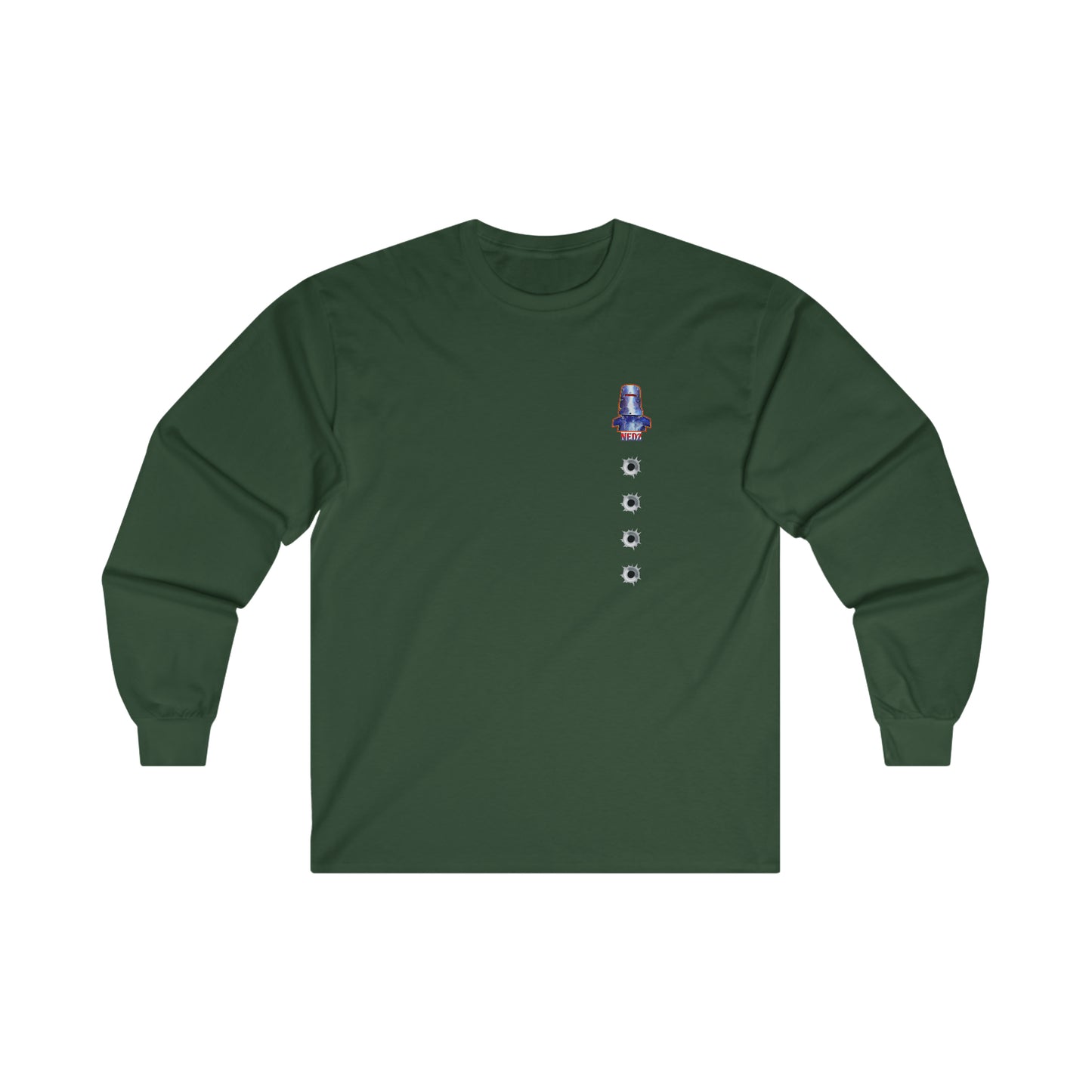 Brisbane Ultra Cotton Long Sleeve Skull Tee