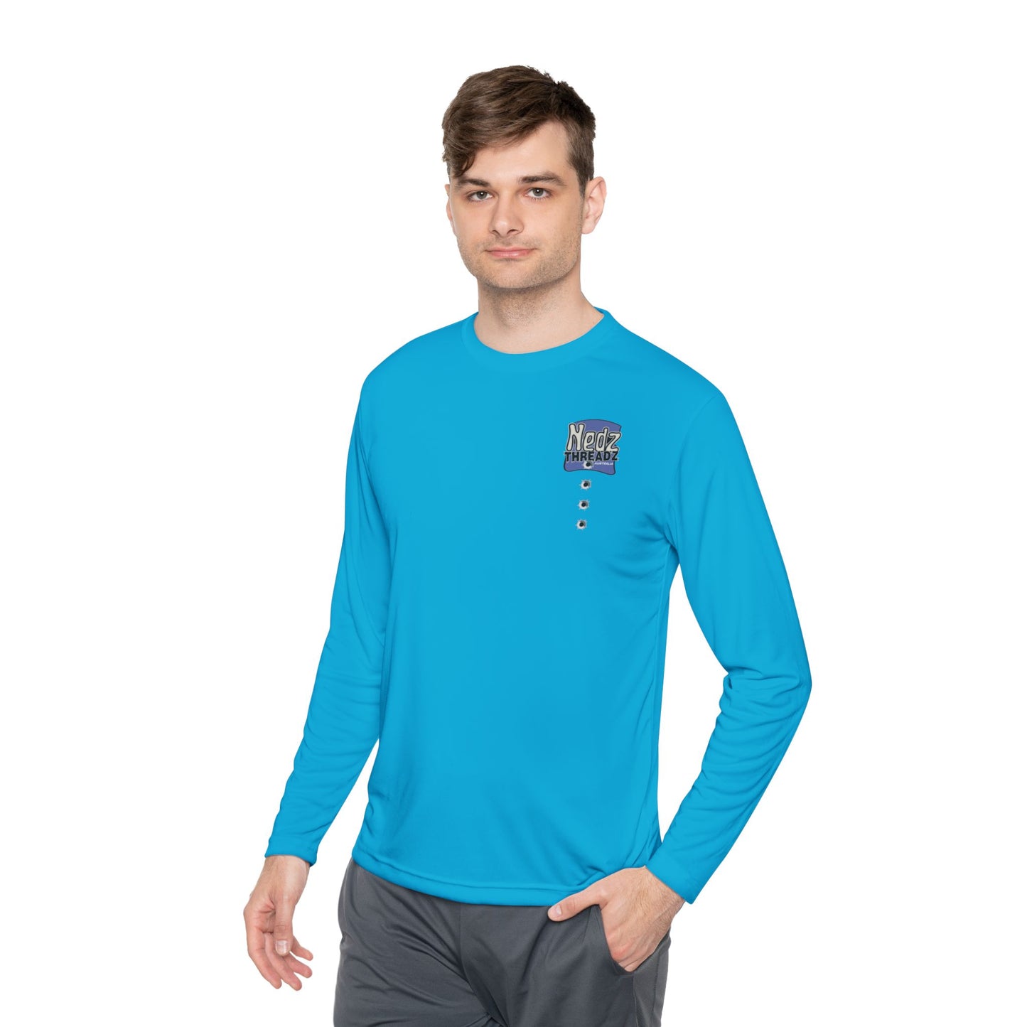 Nedz Threadz Skeletonz long sleeve Shirt, Casual Fall Apparel, Fun Gift for Friends, Comfortable Layering Top