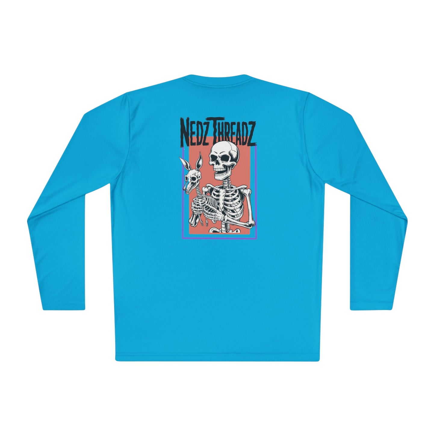 Nedz Threadz Skeletonz long sleeve Shirt, Casual Fall Apparel, Fun Gift for Friends, Comfortable Layering Top