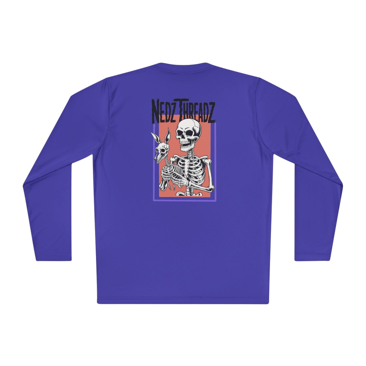 Nedz Threadz Skeletonz long sleeve Shirt, Casual Fall Apparel, Fun Gift for Friends, Comfortable Layering Top
