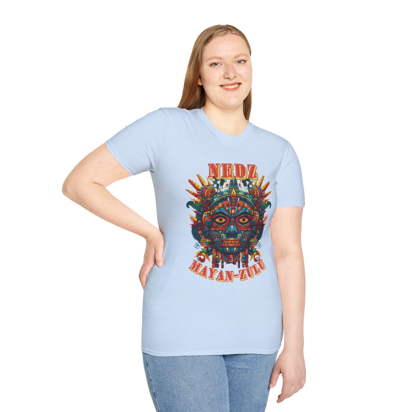 Mayan-Zulu cross Unisex Softstyle T-Shirt