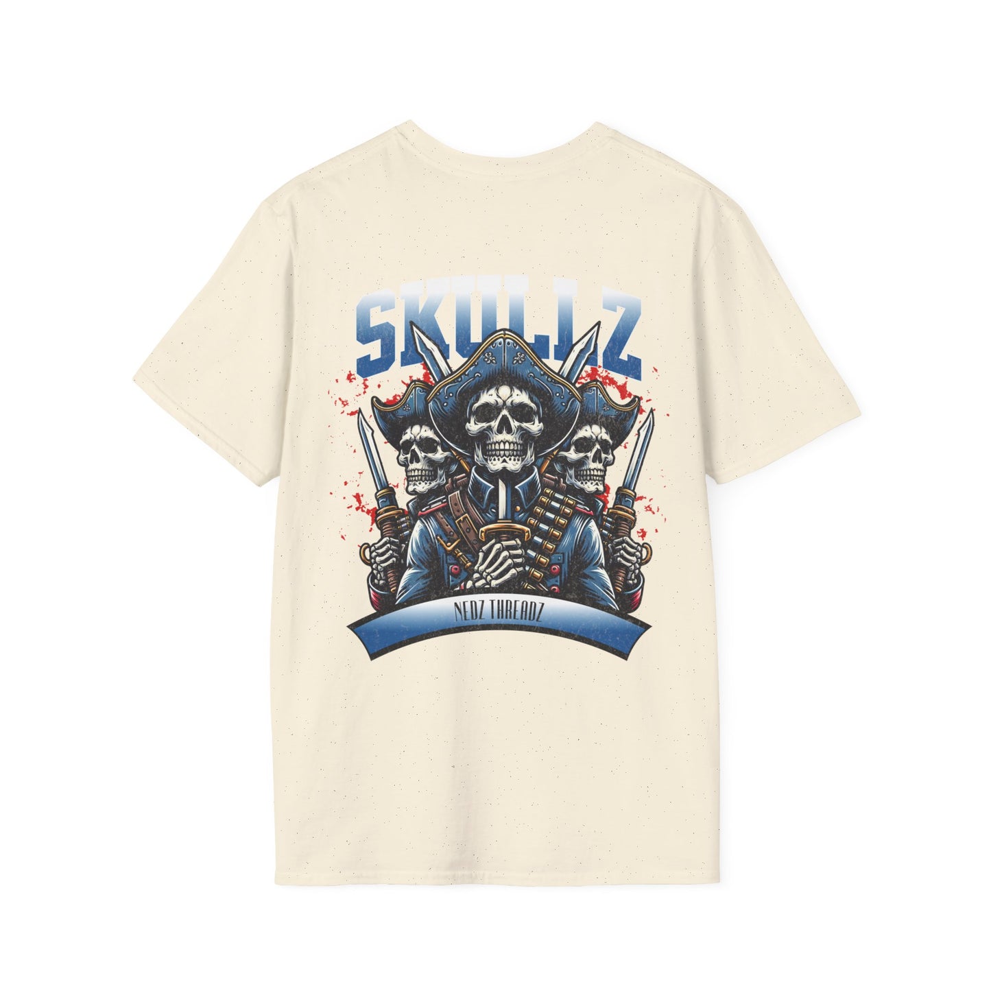 NEDZ PIRATES SKULLZ Unisex Softstyle T-Shirt