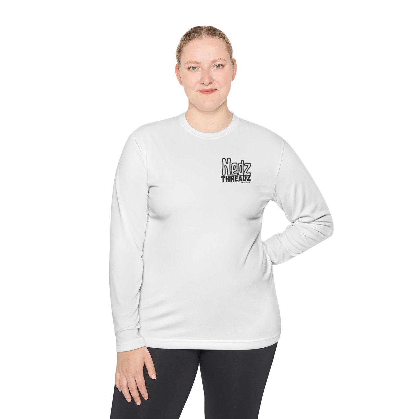 Nedz Threadz Unisex Lightweight Long Sleeve Tee | Fun Skeleton Graphic Tee, Perfect for Halloween, Casual Wear, Unique Gift, Trendy Apparel