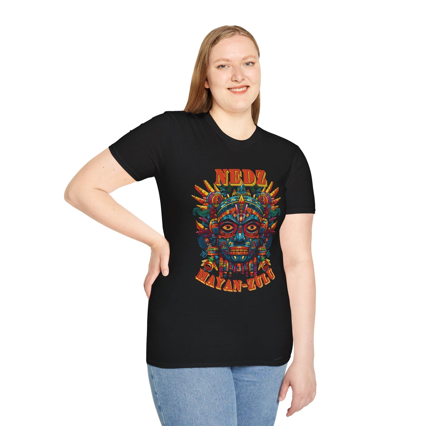 Mayan-Zulu cross Unisex Softstyle T-Shirt