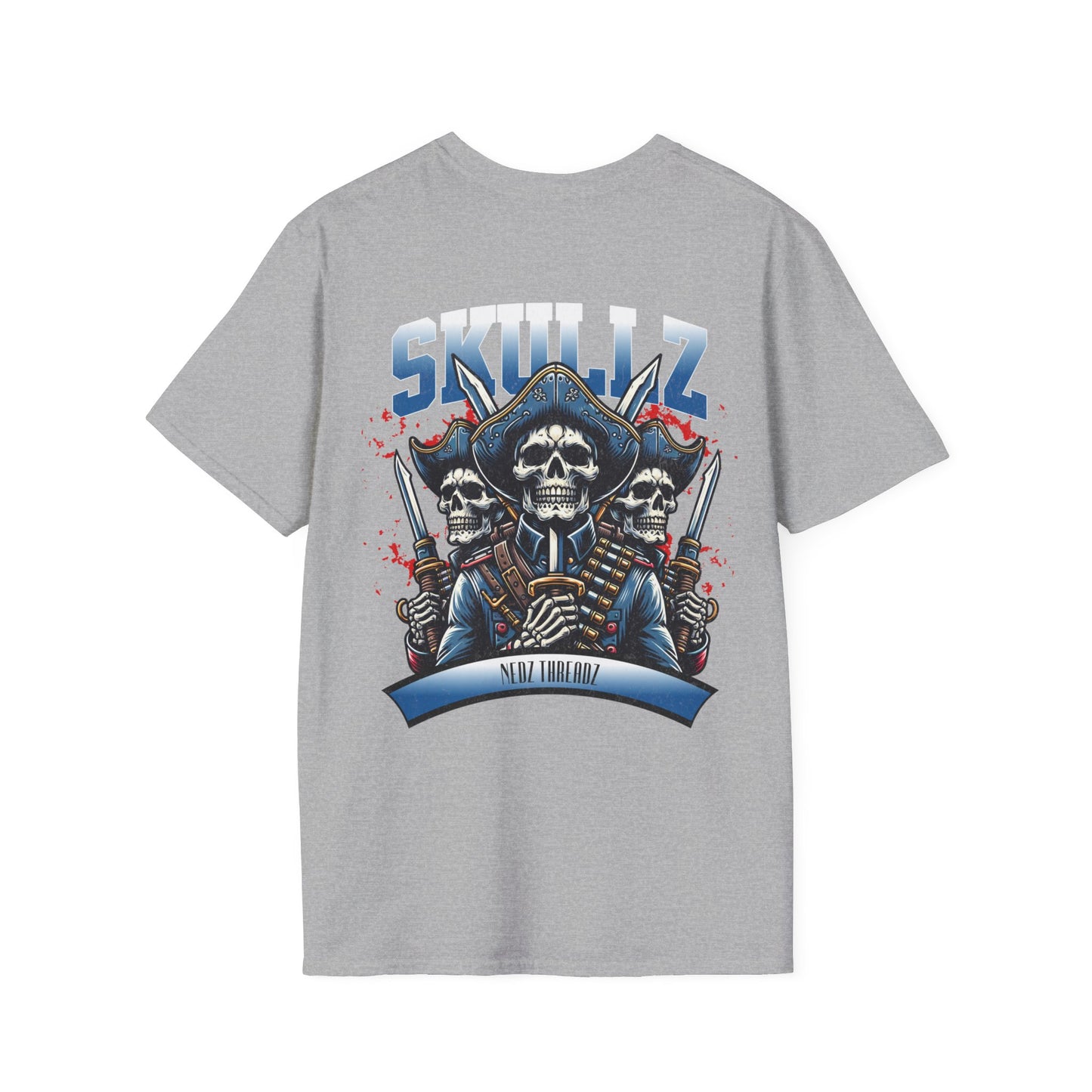 NEDZ PIRATES SKULLZ Unisex Softstyle T-Shirt
