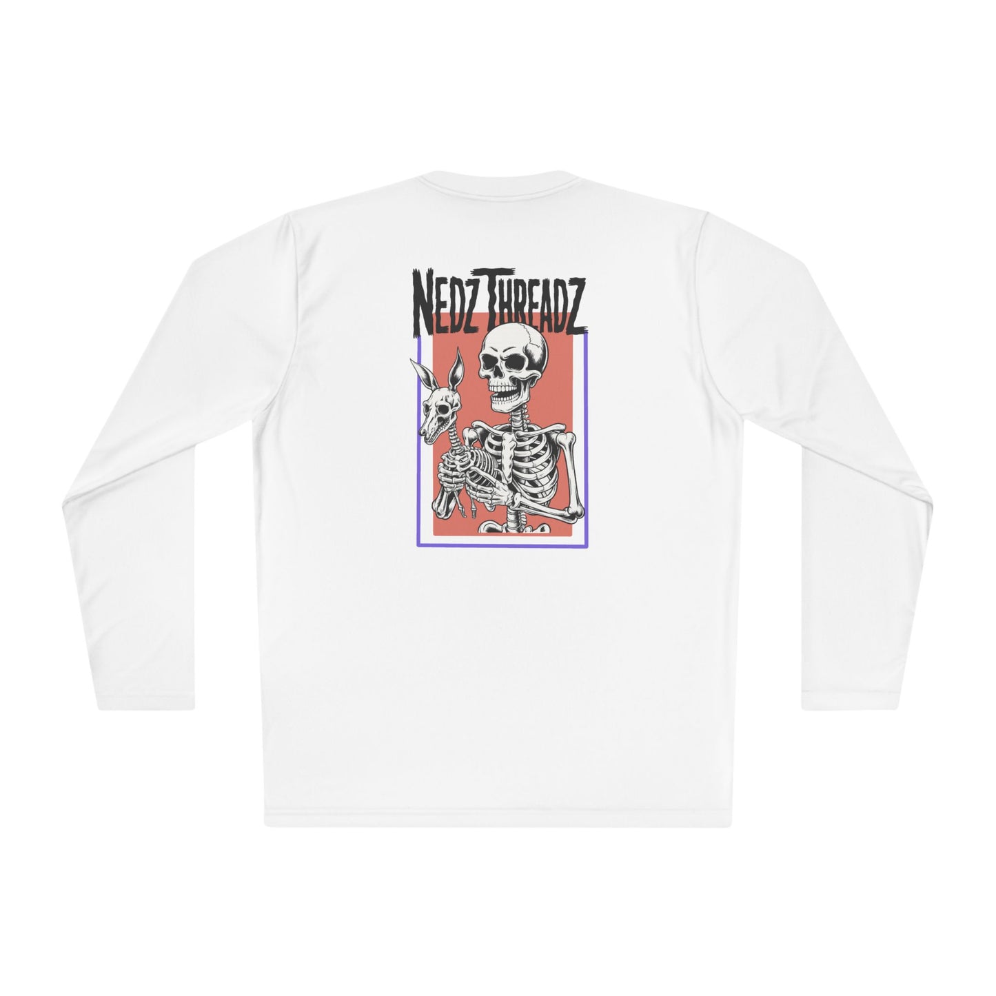 Nedz Threadz Skeletonz long sleeve Shirt, Casual Fall Apparel, Fun Gift for Friends, Comfortable Layering Top