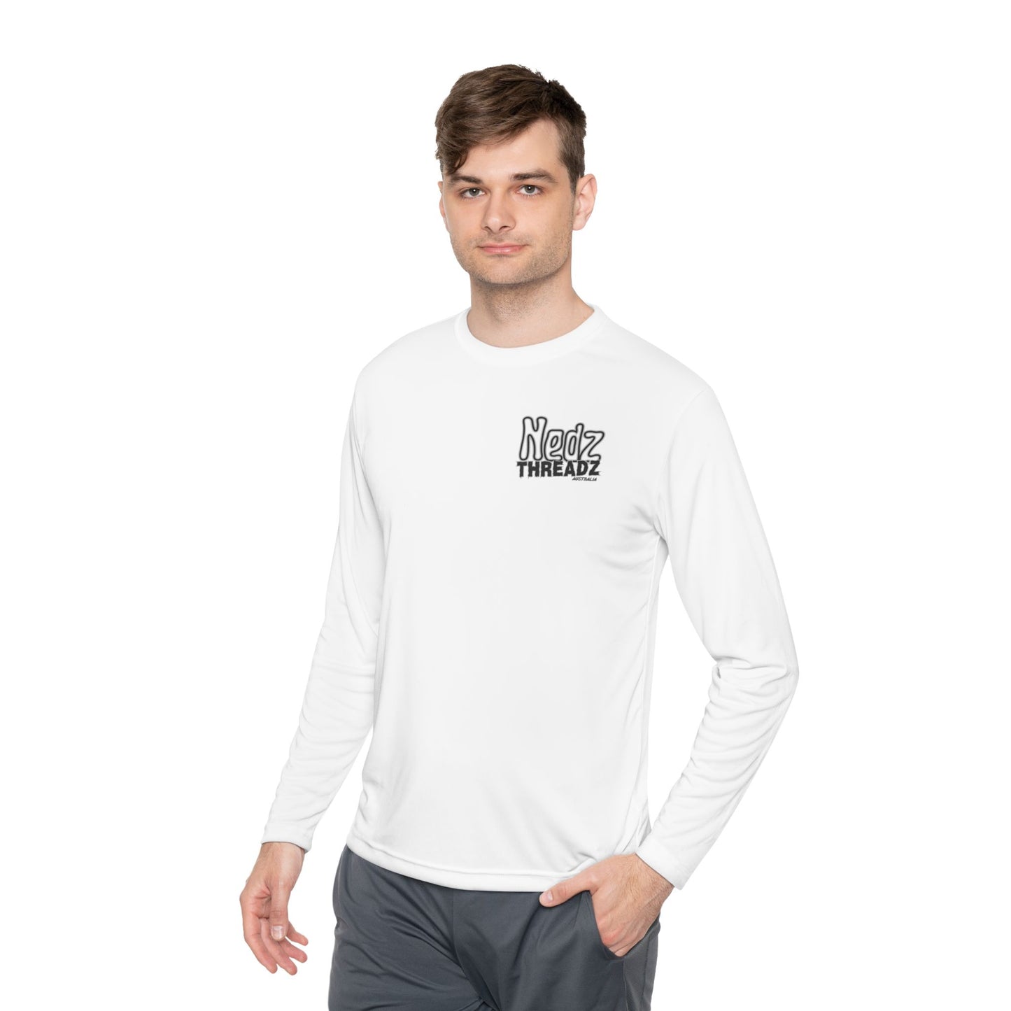 Nedz Threadz Unisex Lightweight Long Sleeve Tee | Fun Skeleton Graphic Tee, Perfect for Halloween, Casual Wear, Unique Gift, Trendy Apparel