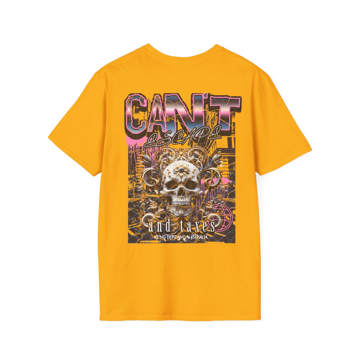 Death and Taxes Softstyle T-Shirt