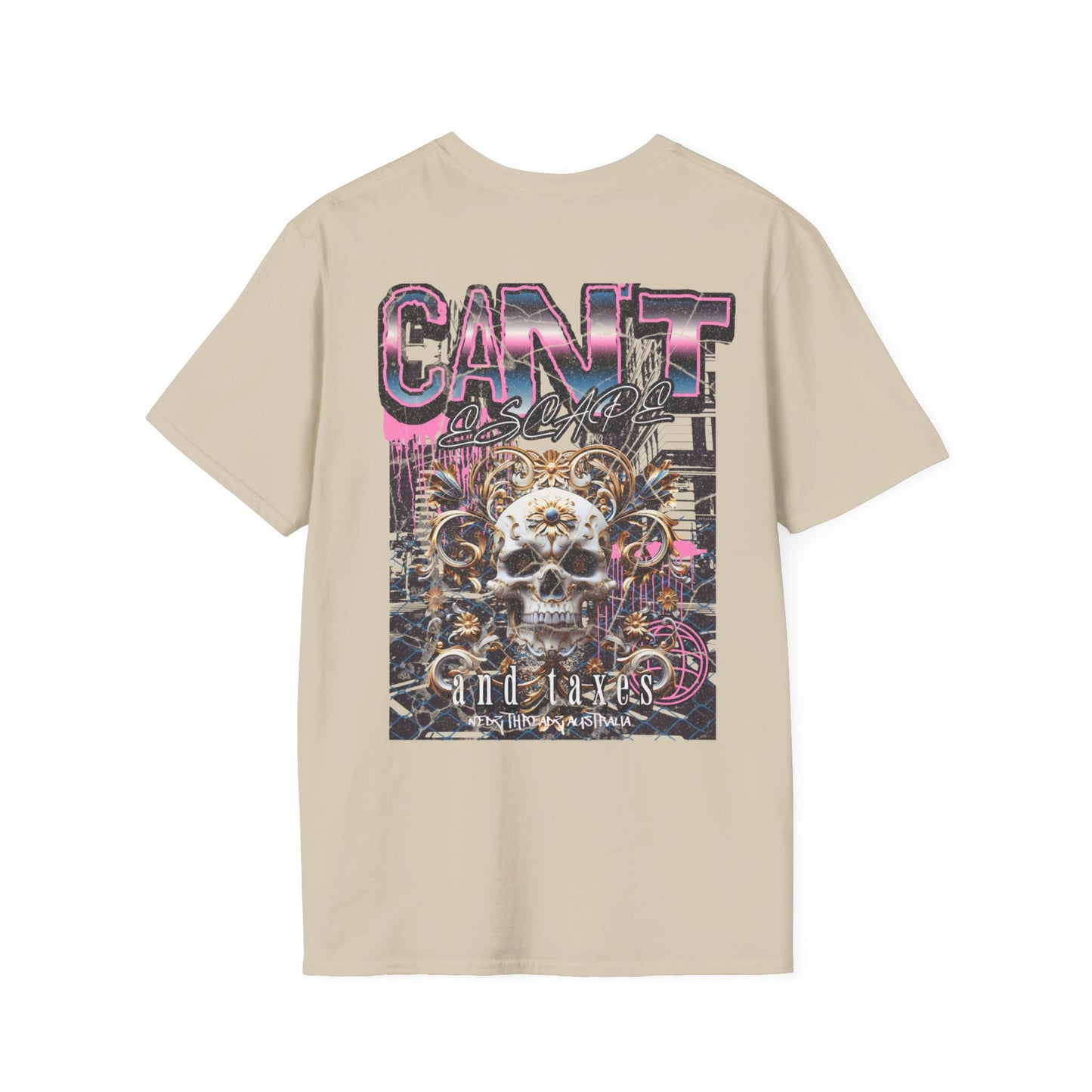 Death and Taxes Softstyle T-Shirt