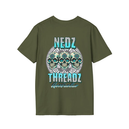 Nedz Threadz Skullz Unisex Softstyle T-Shirt