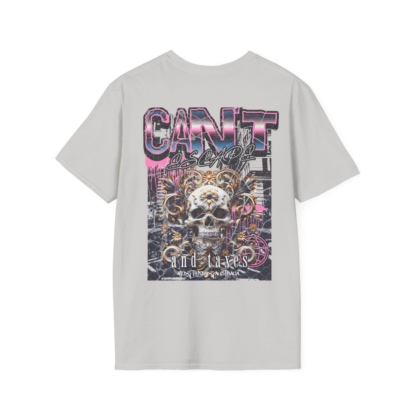Death and Taxes Softstyle T-Shirt