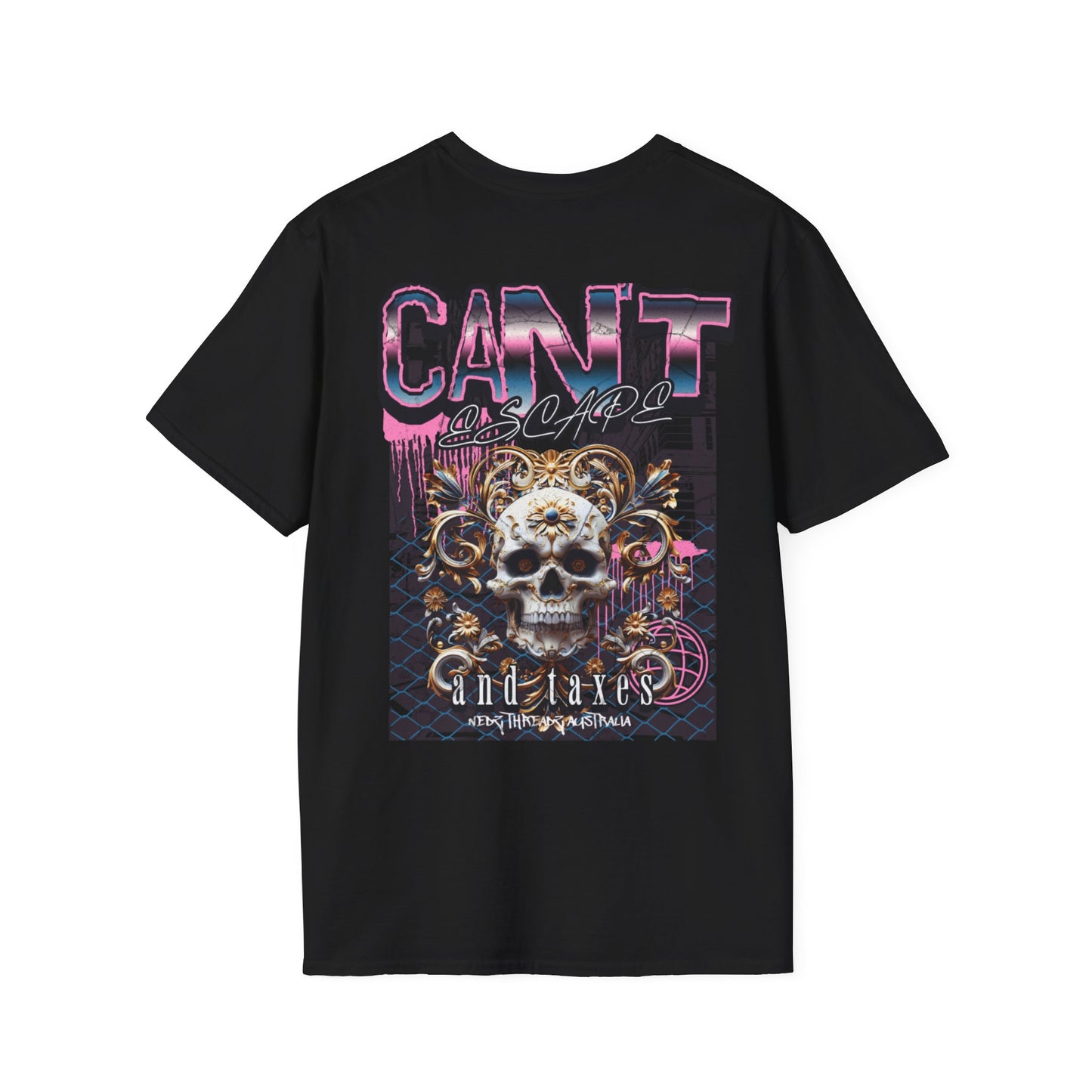 Death and Taxes Softstyle T-Shirt