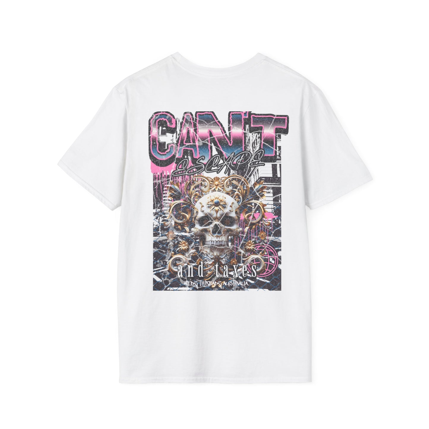 Death and Taxes Softstyle T-Shirt