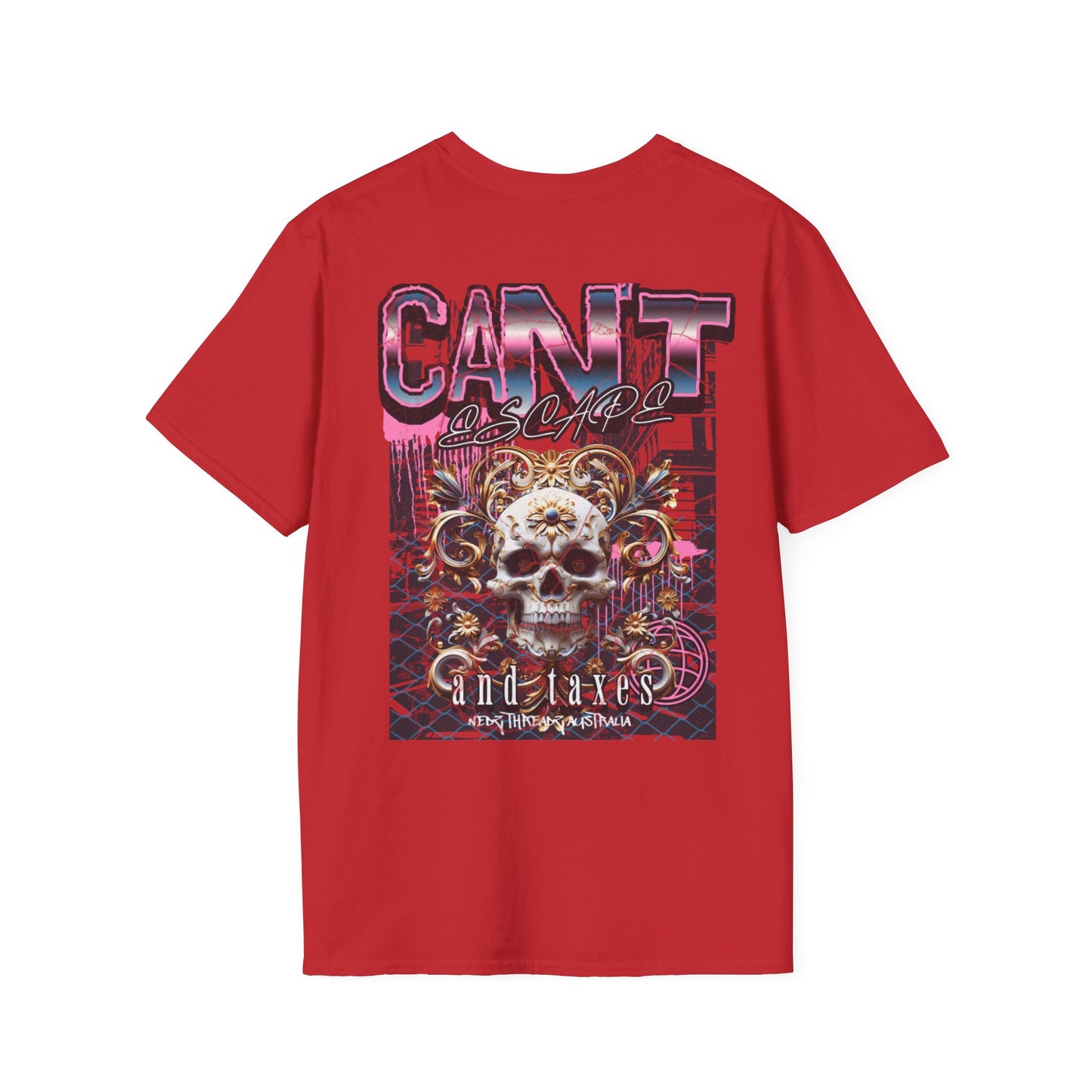 Death and Taxes Softstyle T-Shirt